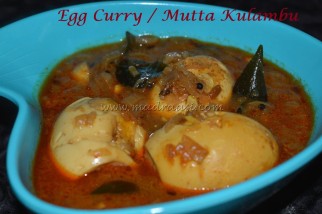 Egg curry / Mutta kulambu
