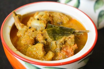 Mutton Bones Curry / Elumbu Kulambu