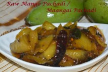 Raw Mango Pachadi / Maangai Pachadi