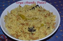 Soya Chunks Pulav