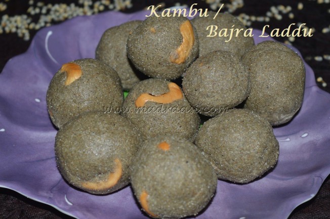 Kambu / Bajra / Pearl Millet Laddu