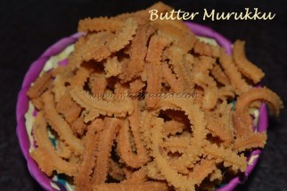 Butter Murukku / Butter Chakli