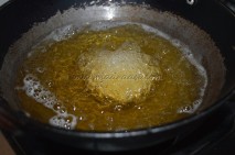 Getting deep fried in the oil