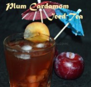 Plum Cardamom Iced Tea
