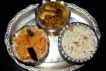 Puliyodharai, Mixute of Aval,pori and kadai, Bamboo Rice Sweet Pongal