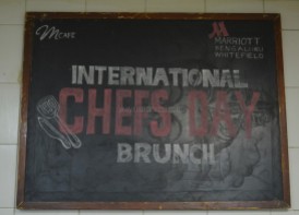 International Chef’s Day Celebration at Marriott, Whitefield, Bangalore